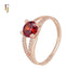 06-Deep Red Garnet 7mm