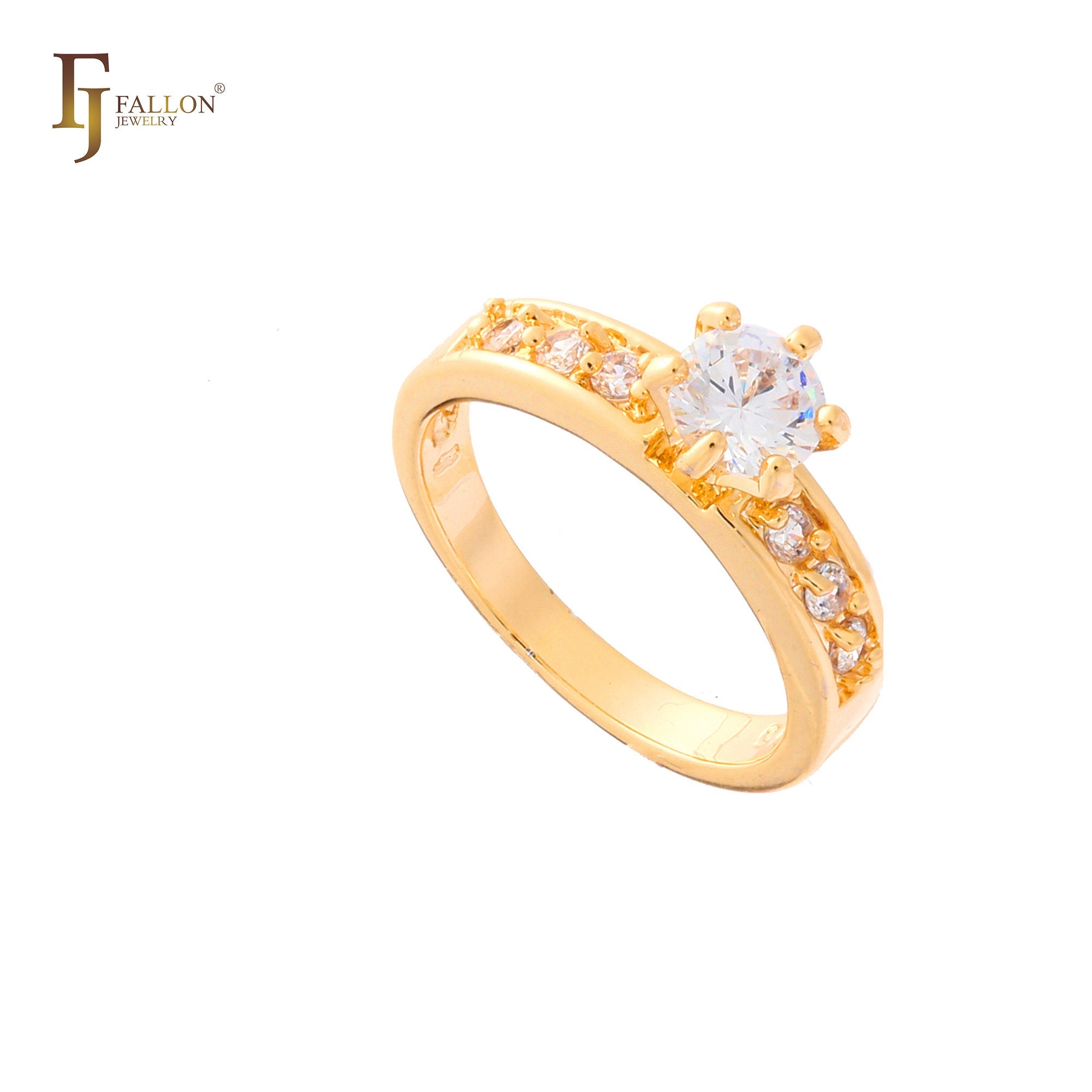 Stackable rings in 18K Gold, 14K Gold plating colors