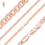 Nonna Link Cable double rolo link Rose Gold Link Chain