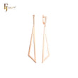 Tall Triangular drop Rose Gold Russian Lock