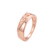 Ringe aus Ros¨¦gold, zweifarbige Beschichtung