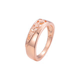 Ringe aus Ros¨¦gold, zweifarbige Beschichtung