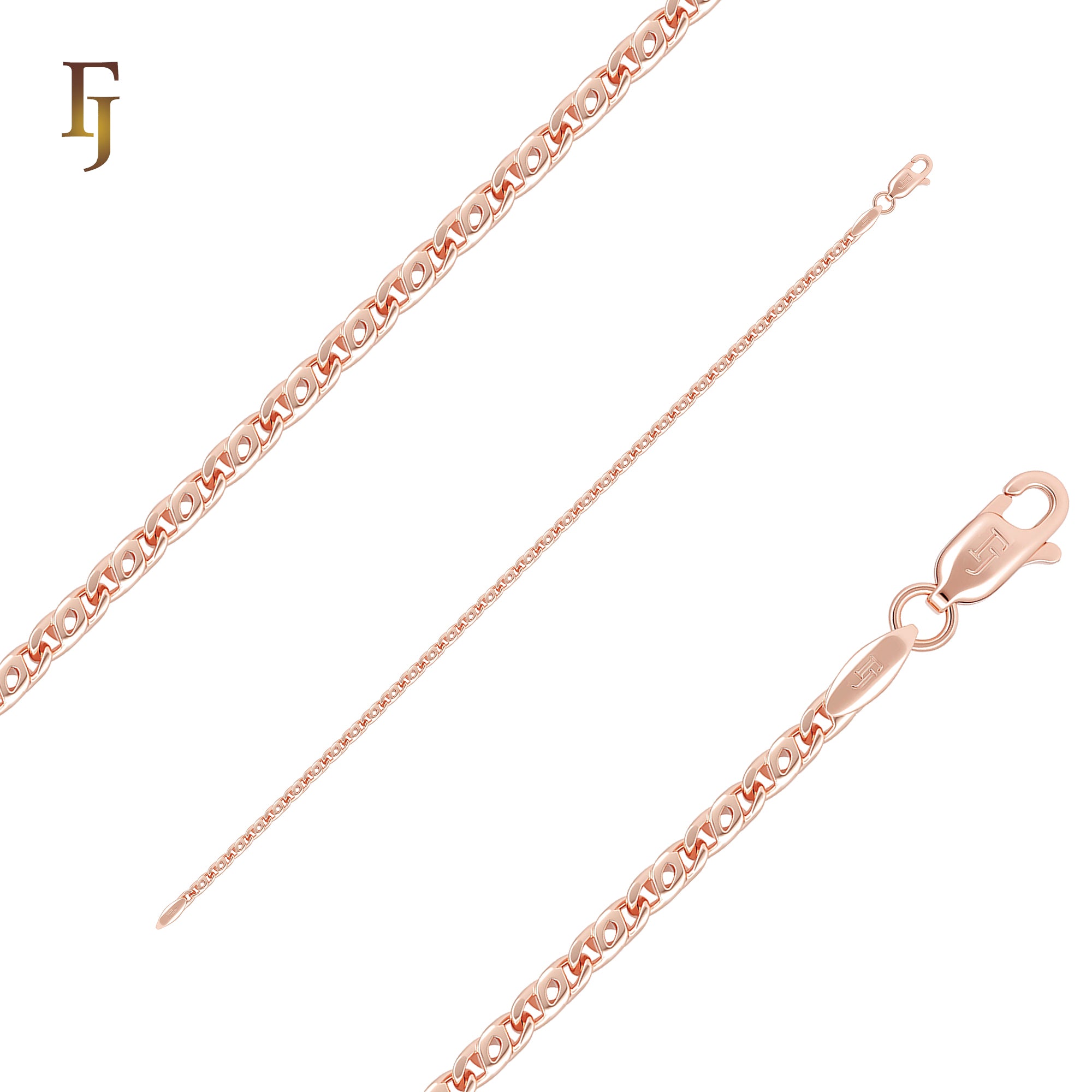 Marquise Horse eye hollow Snail Link Rose Gold Bracelets Chains