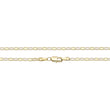 Mariner link Chains plated in 14K Gold, two tone