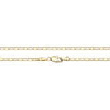 Mariner link Chains plated in 14K Gold, two tone