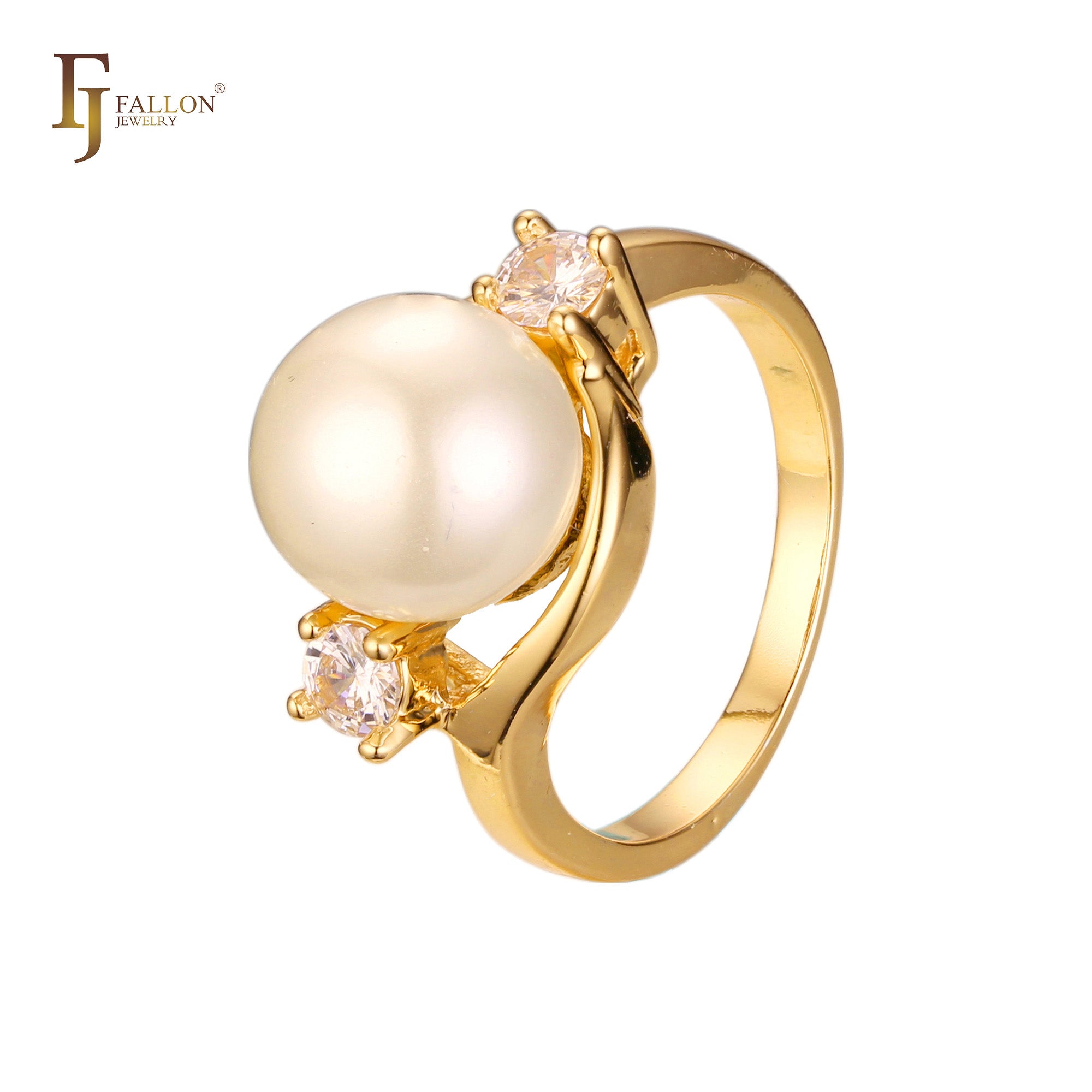 Stapelbare Ringe aus 18-kar?tigem Gold, Wei?gold und 14-kar?tiger Vergoldung