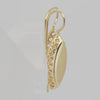 Pendientes de gancho de alambre en Oro 14K, colores de baño de oro rosa.