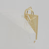Pendientes de gancho de alambre en Oro 14K, colores de baño de oro rosa.