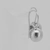 Серьги-крючки из проволоки-фонаря из розового золота