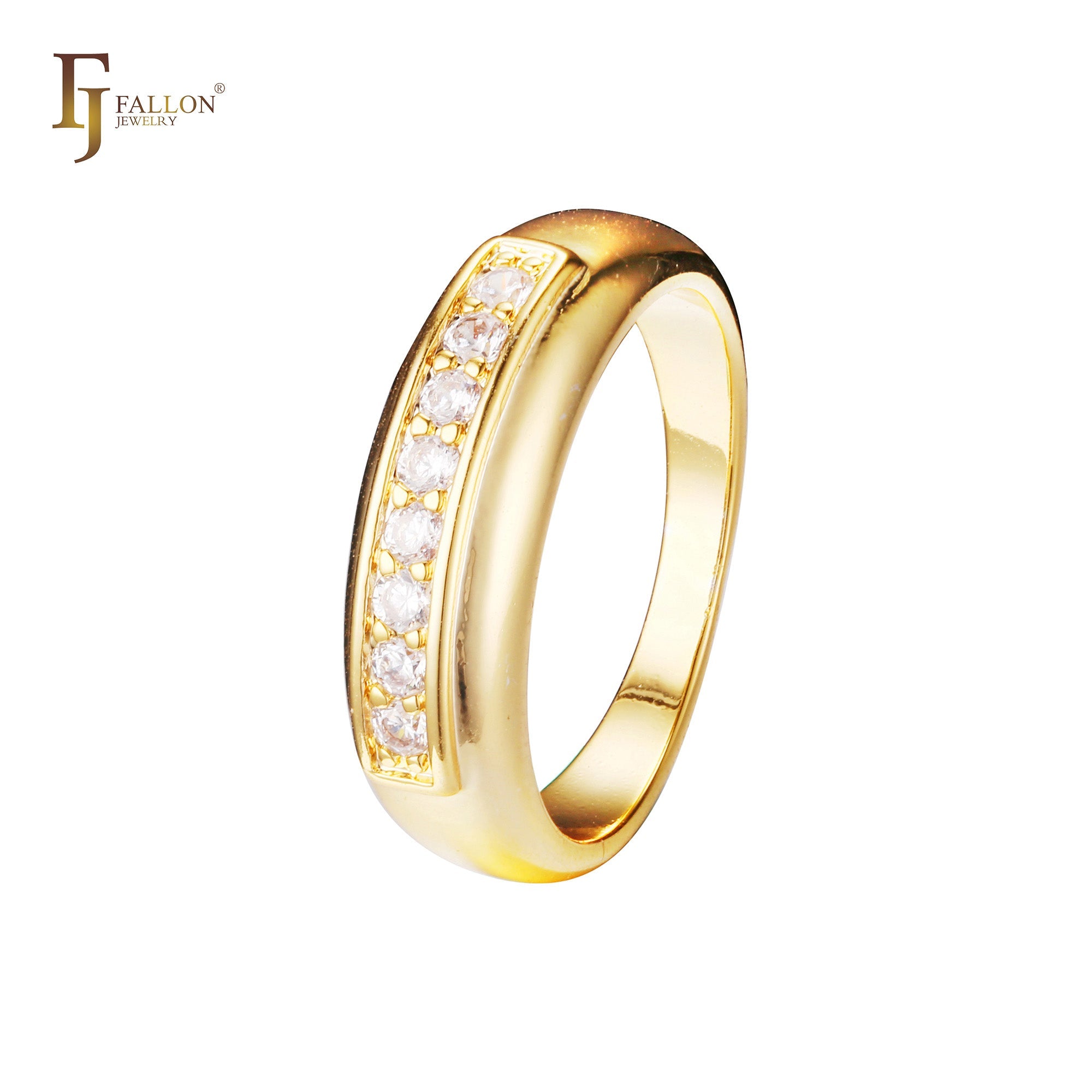 Infinity-Herzringe mit Pflastersteinen aus 14-kar?tigem Gold und Ros¨¦gold-Beschichtung