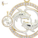 14K Gold two tone
