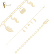 Kleine Charms der Dekoration 14K Gold Armbänder