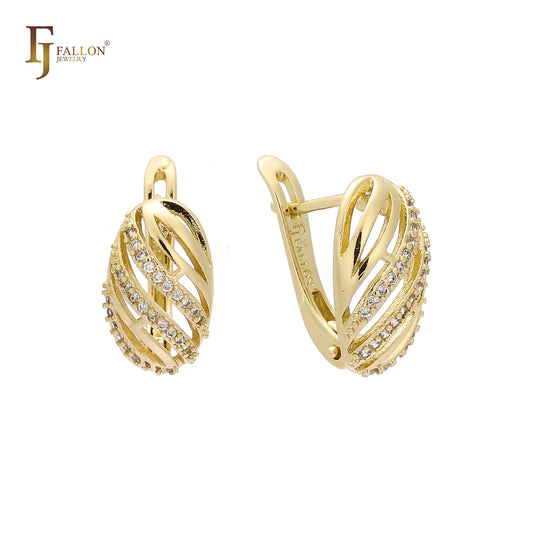 Серьги из Красное золото 585 пробы
