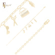 Kleine Charms der Dekoration 14K Gold Armbänder