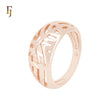 Geometric filigree Rose Gold Fashion Rings