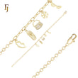 Little Charms 14K Gold Bracelets