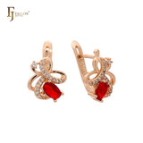Pendientes de oro rosa