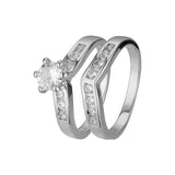 Anillos apilables en colores Oro 18K, Oro Blanco, Baño Oro 14K