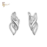 Pendientes en Oro de 14K, baño de Oro Rosa colores