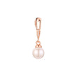 Colgante Perla en Oro Rosa bicolor, baño de Oro 14K colores