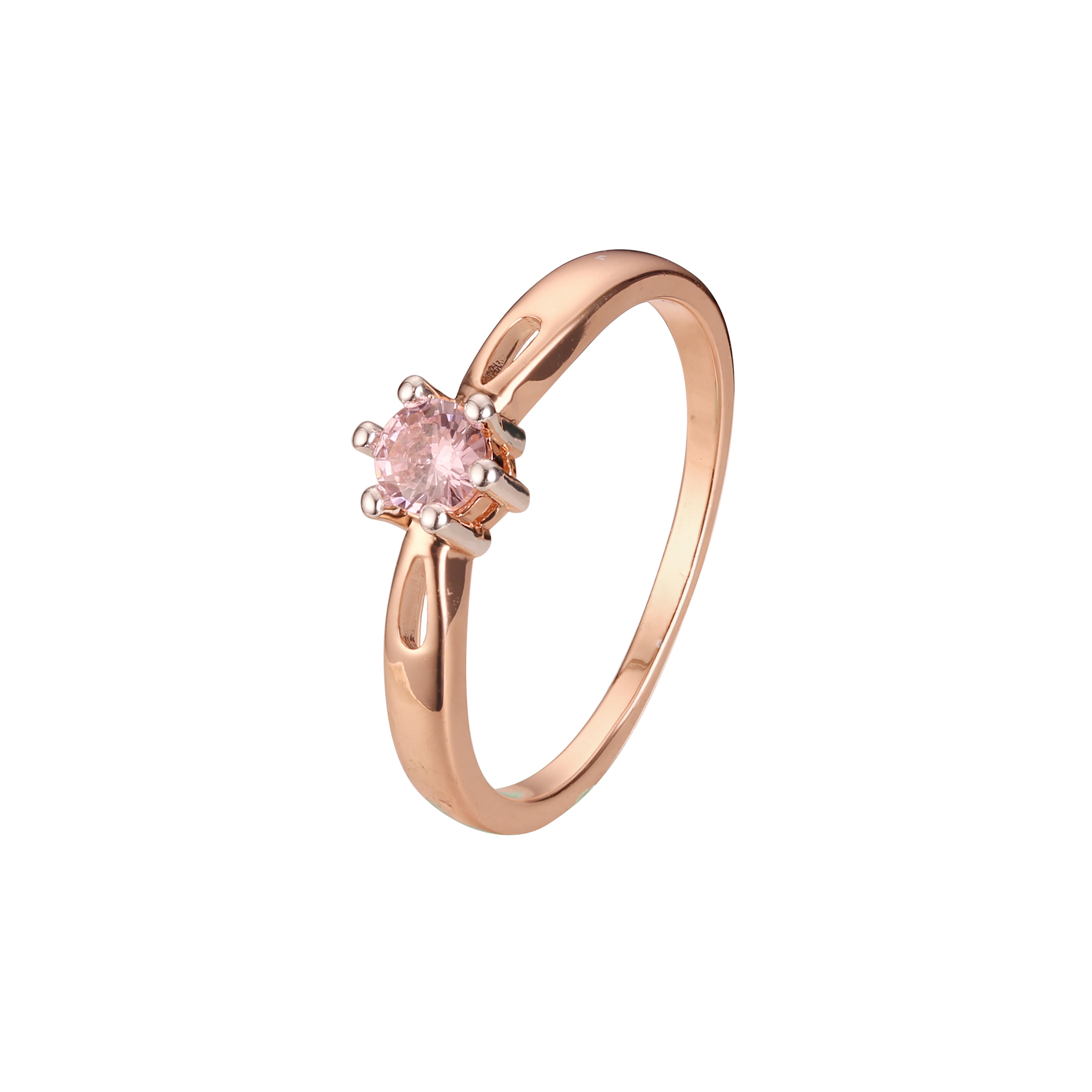 Anillos solitarios en Oro 18K, Oro Blanco, Oro Rosa, baño bicolor