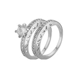 Anillos apilables en colores Oro 18K, Oro Blanco, Baño Oro 14K