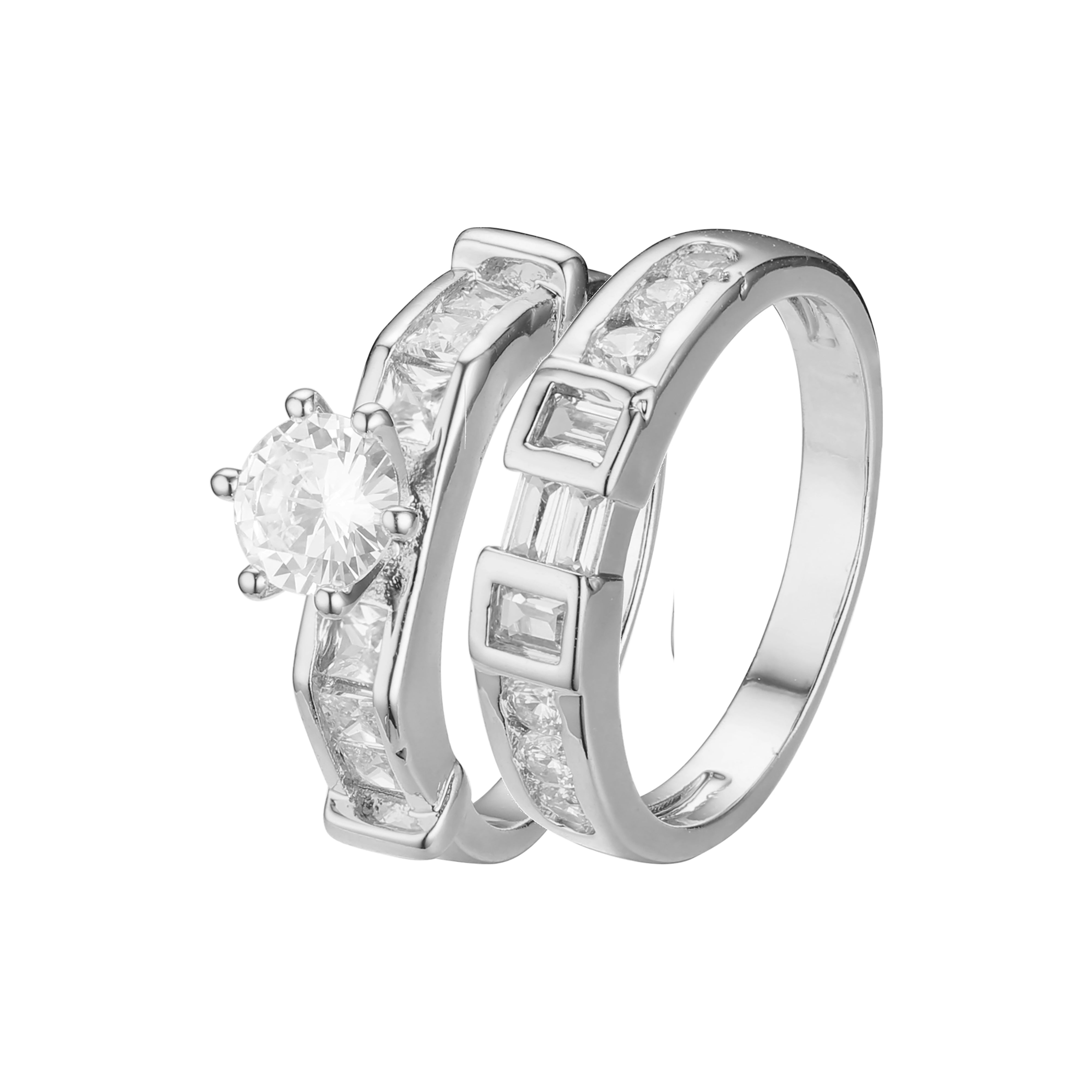 Anillos apilables en colores Oro 18K, Oro Blanco, Baño Oro 14K