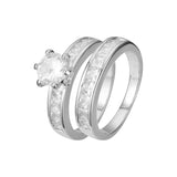 Anillos apilables en colores Oro 18K, Oro Blanco, Baño Oro 14K