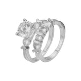 Anillos apilables en colores Oro 18K, Oro Blanco, Baño Oro 14K