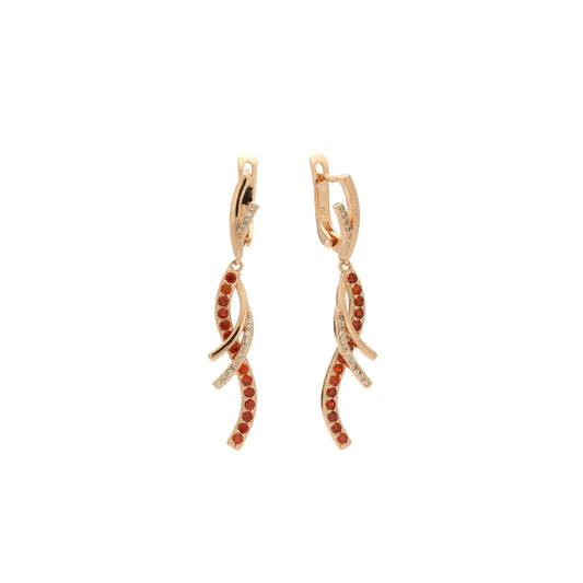 Серьги из Красное золото 585 пробы