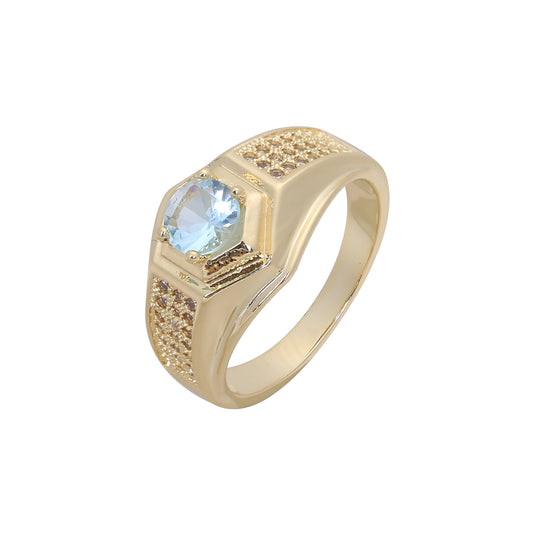 Anillos en Oro de 14K, baño de Oro Rosa colores