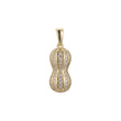 Pingente de amendoim em ouro 14K