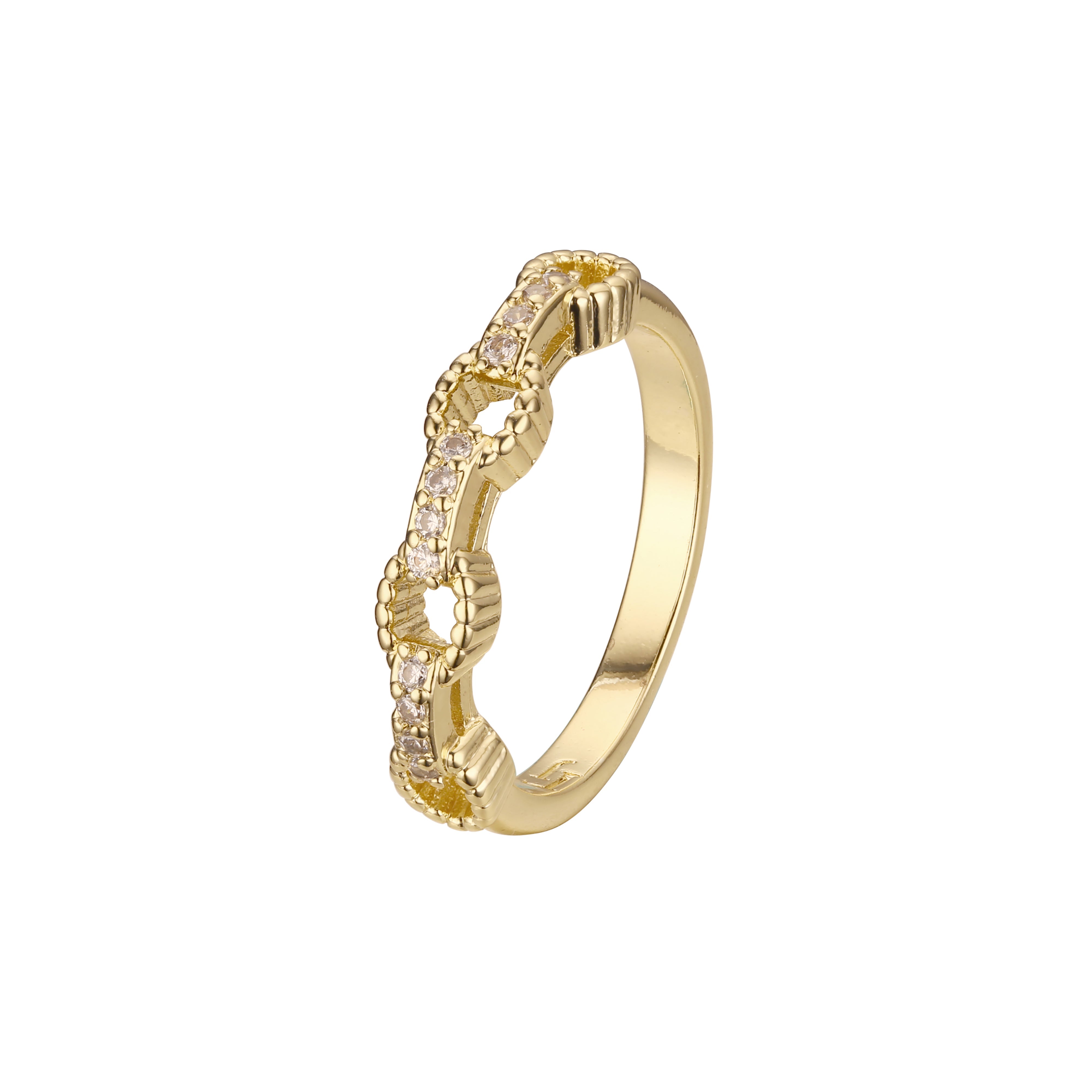 Ringe mit Leopardenkopf aus 14-kar?tigem Gold