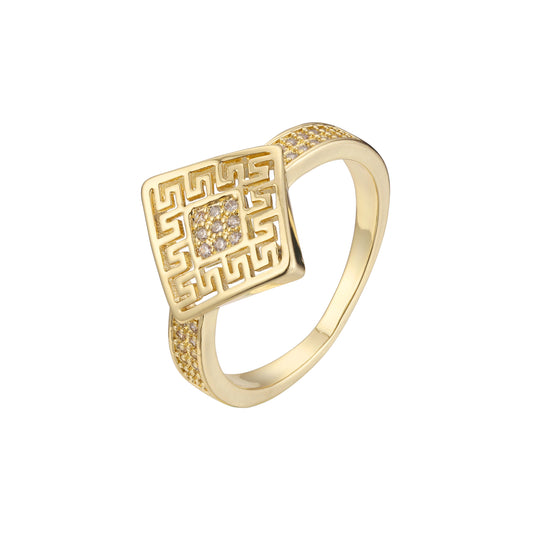 Llaveros griegos de Oro 14K