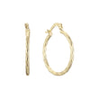 Aretes de aro de Oro 14K