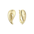 Aretes en Oro 14K, Oro Rosa, baño en dos tonos