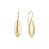 Pendientes de gancho de alambre en Oro 14K, colores de baño de oro rosa.