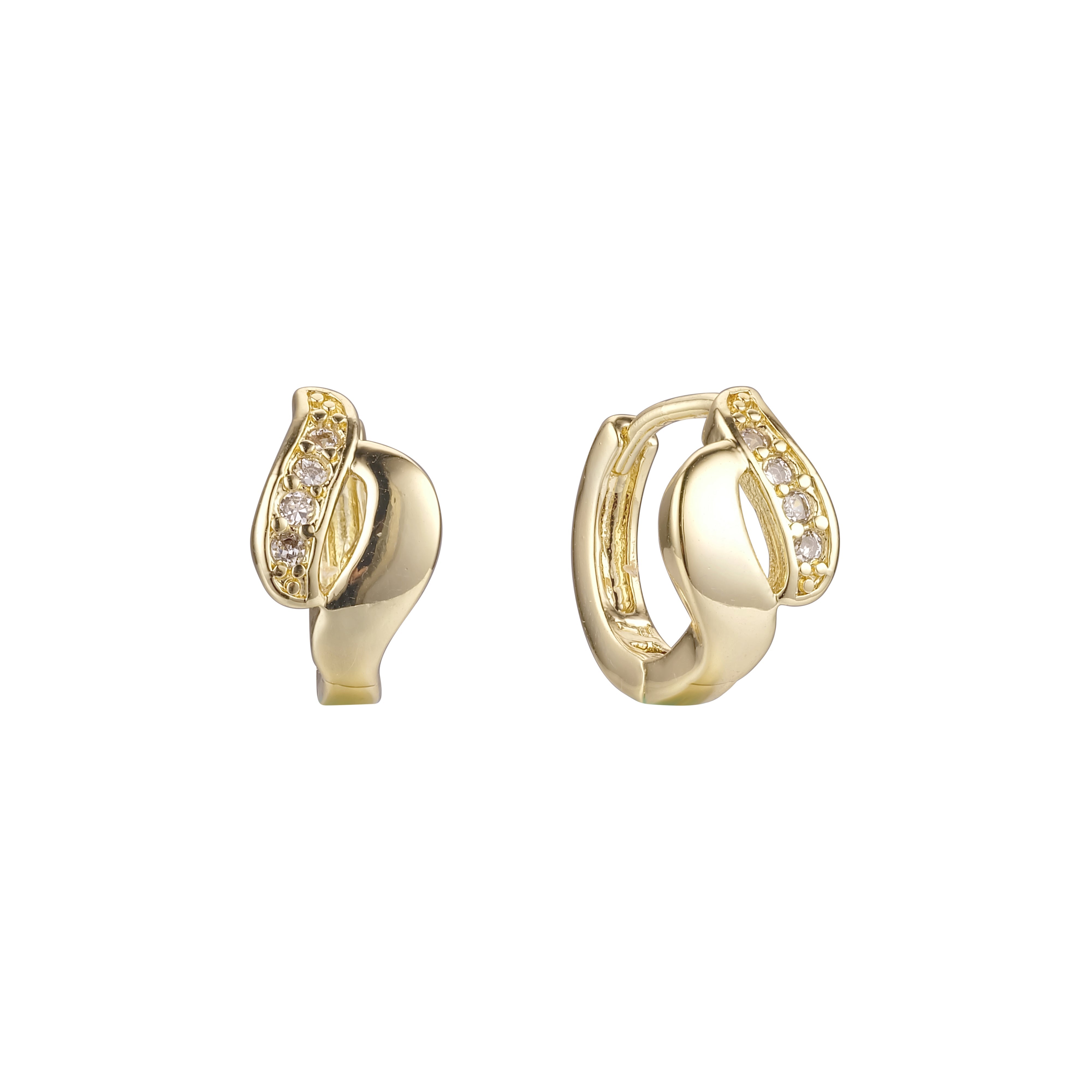 aretes de oro de 14k