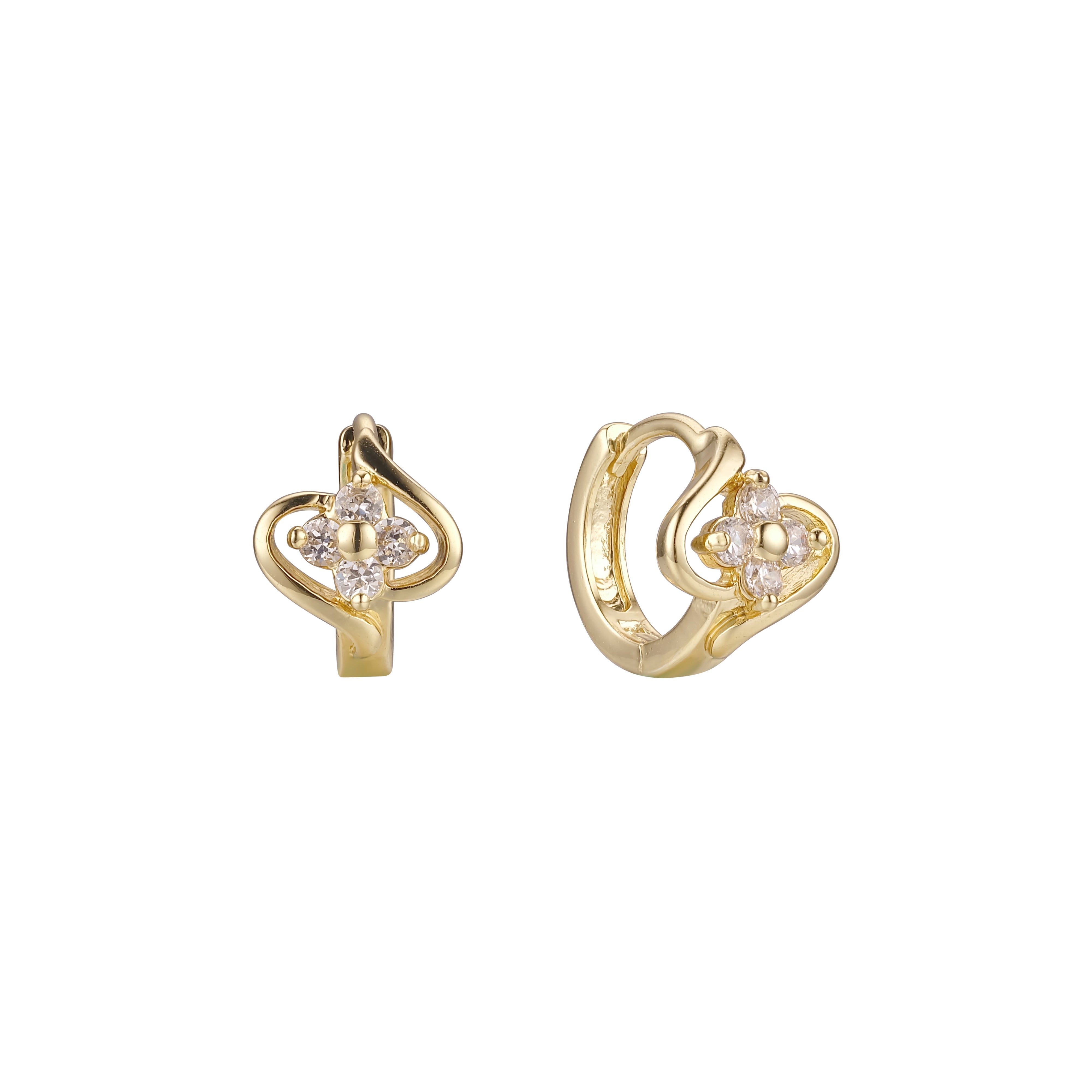 aretes de oro de 14k