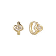 aretes de oro de 14k