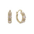 Aretes de aro de Oro 14K