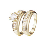 Anillos apilables en Oro de 14K, colores baño de Oro Rosa