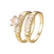 Anillos apilables en colores Oro 18K, Oro Blanco, Baño Oro 14K