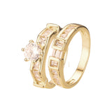 Anillos apilables en colores Oro 18K, Oro Blanco, Baño Oro 14K