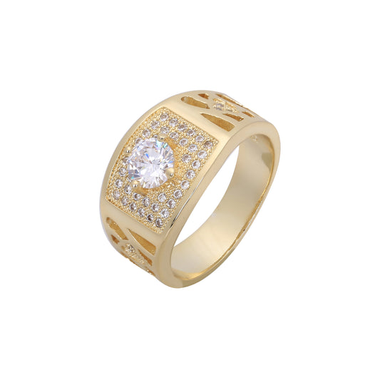 Anillos en Oro de 14K, baño de Oro Rosa colores