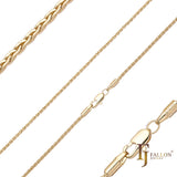 Cadenas Spiga bañadas en Oro de 14K, Oro Rosa