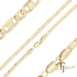 Mirror hammered link 14K Gold, Rose Gold chains