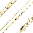 Cadenas de Oro 14K con medio eslabón Mariner
