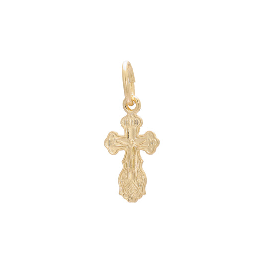 Eastern Orthodox Russian pendant in 14K Gold, Rose Gold, White Gold plating colors