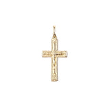 Eastern Orthodox Russian pendant in Rose Gold two tone, 14K Gold plating colors